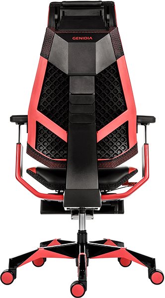 Gaming Chair ANTARES Genidia Gaming, Red Back page