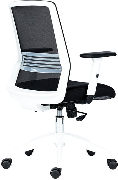 Office Chair ANTARES Duke white / black Lateral view