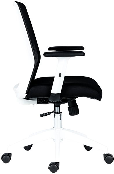Office Chair ANTARES Duke white / black Lateral view