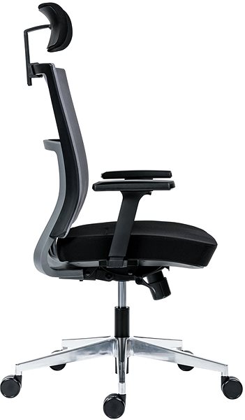 Office Chair ANTARES Eleonora Black Lateral view
