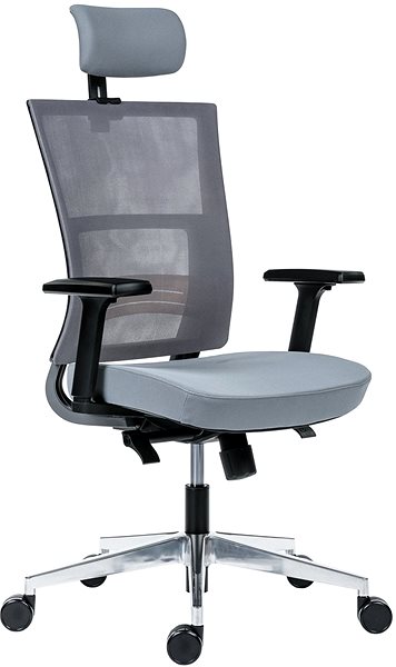 Office Chair ANTARES Eleonora Grey Lateral view