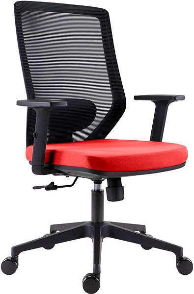 Kancelárska stolička ANTARES Vincent červená ...
