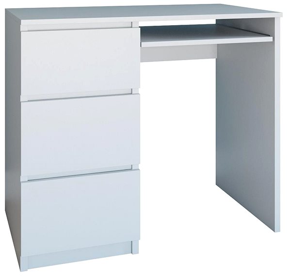 Schreibtisch ARTENAT Lima L, 98 cm, weiß ...