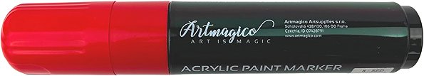 Artmagico Jumbo acrylic markers 15 mm, Summer - set of 4 (red, pink, yellow, purple) .