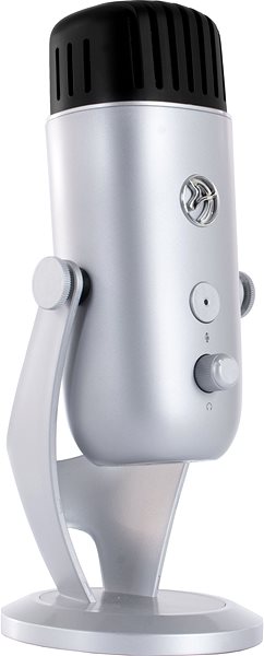 Mikrofón AROZZI Colonna Silver Bočný pohľad