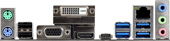 Motherboard ASRock B450M PRO4-F Connectivity (ports)