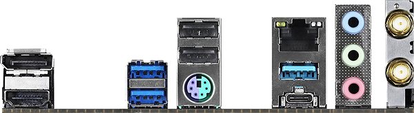 Motherboard ASROCK B550M-ITX/ac Mainboard Anschlussmöglichkeiten (Ports)