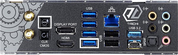Motherboard ASROCK B550 Taichi Connectivity (ports)