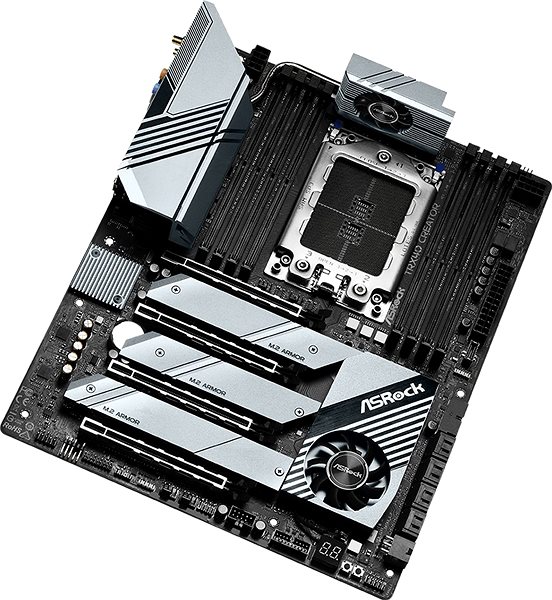 Motherboard ASROCK TRX40 Creator Lateral view