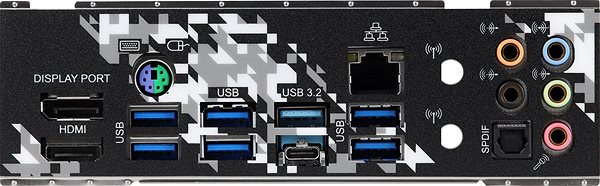 Motherboard ASRock X570 STEEL LEGEND Anschlussmöglichkeiten (Ports)