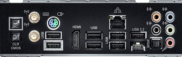 Motherboard ASROCK X570 Taichi Razer Edition Connectivity (ports)