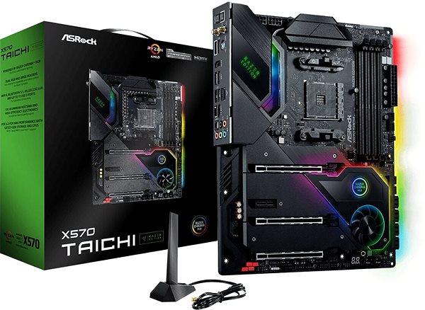 Motherboard ASROCK X570 Taichi Razer Edition Packaging/box