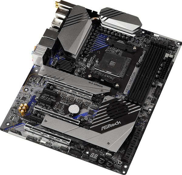 Motherboard ASRock X570 CREATOR Lateral view