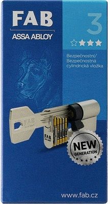 Cylinder FAB security insert 3.00/DNs 45+50, 5 keys ...