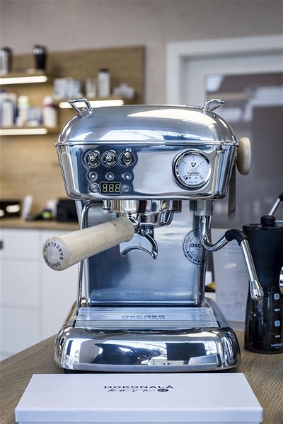 Lever Coffee Machine Ascaso Dream PID, Polished Aluminium Lifestyle