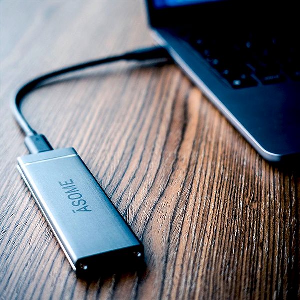 Asome SuperSpeed 1TB external drive - Dark Grey.