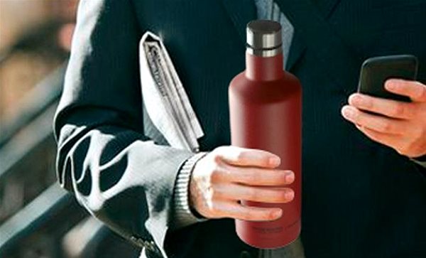 Thermos ASOBU Thermos TIMES SQUARE - Red 450ml Lifestyle