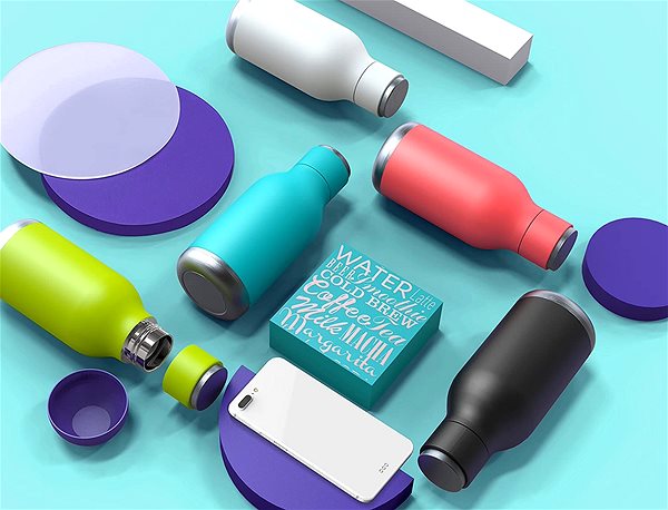 Thermos Asobu Thermal Bottle Urban 460ml - Pastel Features/technology