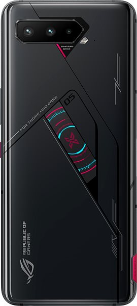 Handy ASUS ROG Phone 5s Pro 18 GB / 512 GB - schwarz Rückseite