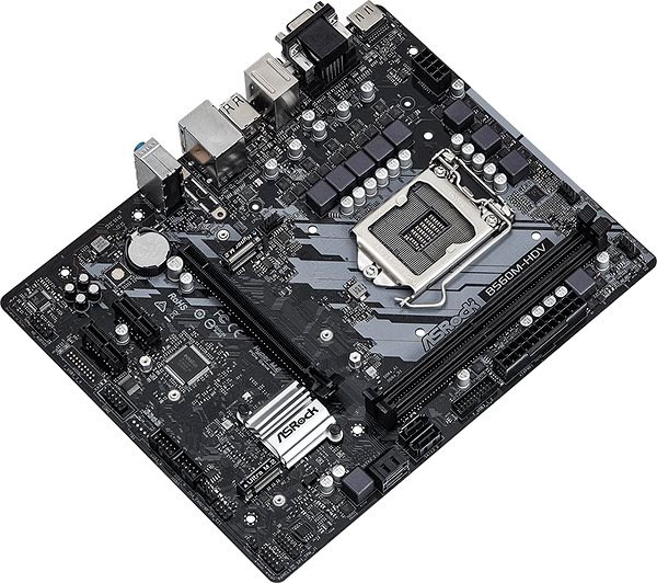 Motherboard ASROCK B560M-HDV Lateral view