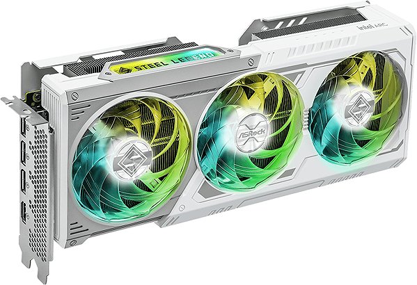 Graphics Card ASROCK Intel Arc B580 Steel Legend 12GB OC ...