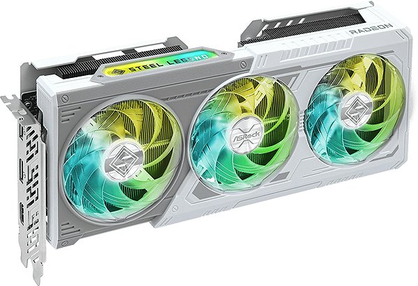 Graphics Card ASROCK Radeon RX 9060 XT Steel Legend 16GB OC ...