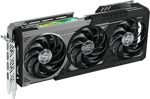 Graphics Card ASROCK Radeon RX 9070 XT Steel Legend Dark 16G ...