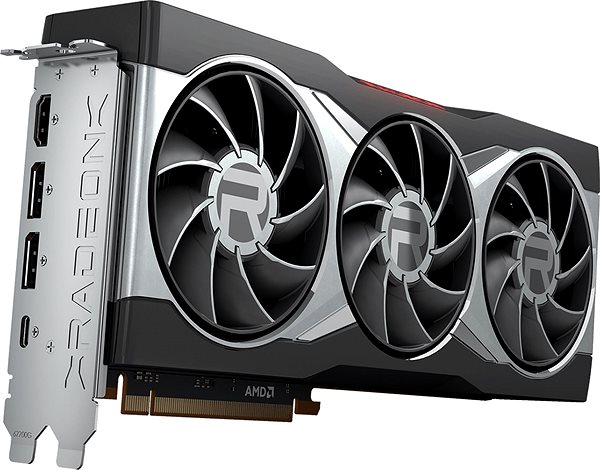 Graphics Card ASROCK Radeon RX 6800 XT 16G Lateral view