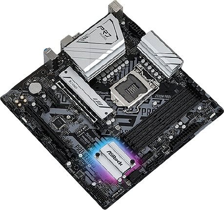 Motherboard ASROCK Z590M PRO4 Lateral view