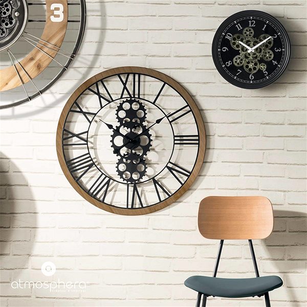 Wall Clock Atmosphera Wall Clock with visible mechanism, 37 cm ...