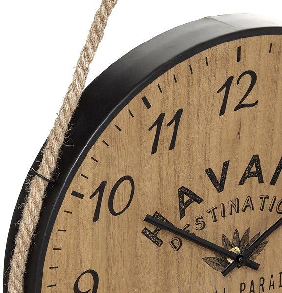 Wall Clock Atmosphera Wall Clock CUBA, brown, 40 cm ...