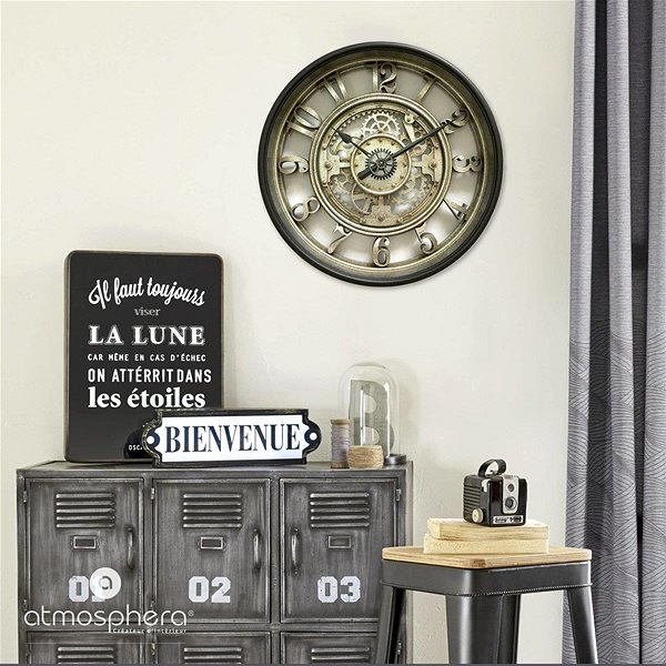 Wall Clock Atmosphera Wall Clock MECA, 51 cm ...