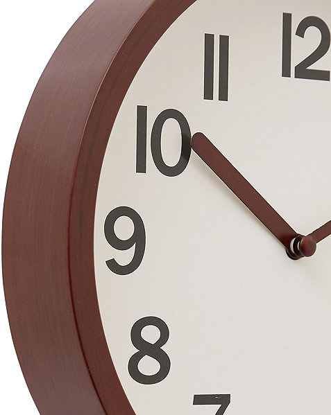 Wall Clock Atmosphera Wall Clock Loly, diameter 22 cm, brown ...
