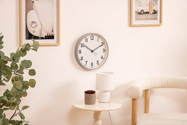 Wall Clock Atmosphera Wall Clock Cory, diameter 29 cm, grey ...