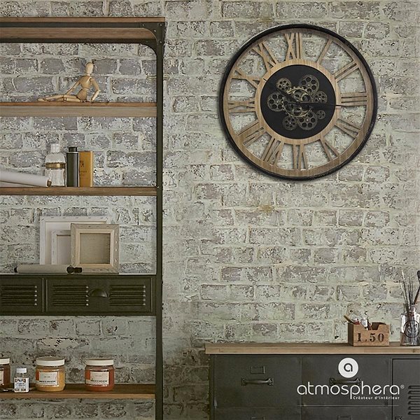 Wall Clock Atmosphera Wall Clock with visible mechanism, 57 cm ...