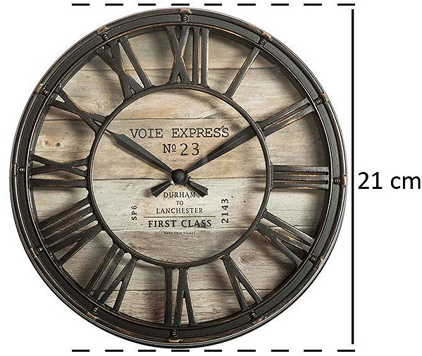 Wall Clock Atmosphera Wall Clock VINTAGE, 21 cm ...