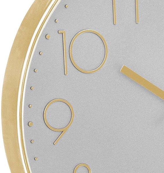 Wall Clock Atmosphera Wall clock with silent mechanism, grey, 30 cm ...