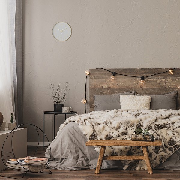 Wall Clock Atmosphera Wall clock with silent mechanism, grey, 30 cm ...