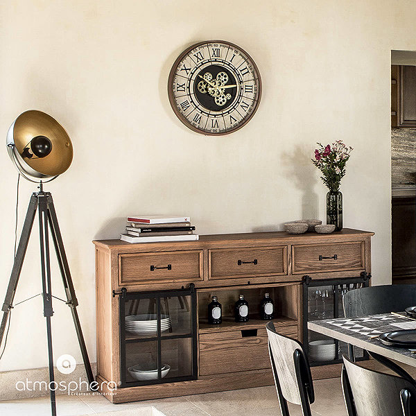 Wall Clock Atmosphera Wall Clock STELLA with Roman numerals, 57 cm ...