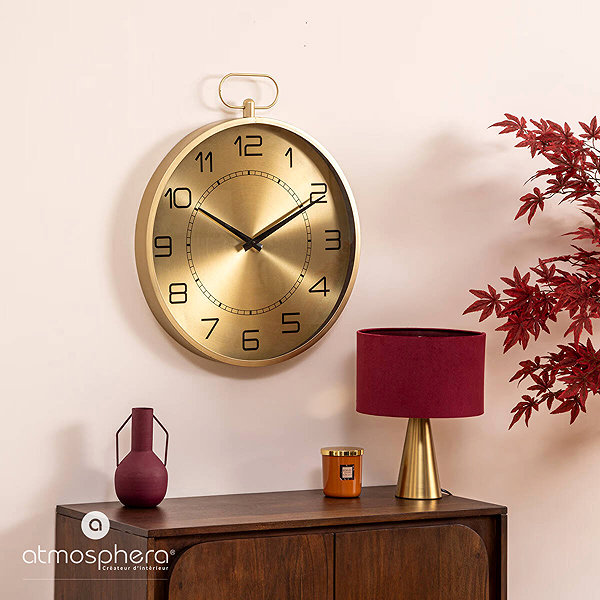 Wall Clock Atmosphera Wall clock in pocket style IRINA, 53 cm ...
