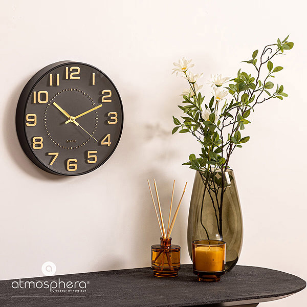 Wall Clock Atmosphera Wall Clock DORIS with 3D numerals, 30 cm ...