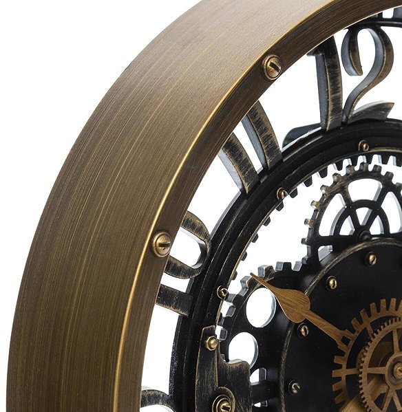 Wall Clock Atmosphera MECA wall clock with visible mechanism, 27 cm ...
