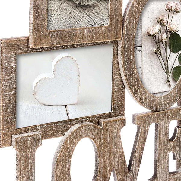 Photo Frame Atmosphera Wall photo frame, brown ...