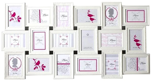 Photo Frame Atmosphera ROMANCE, 53 × 103 × 2cm, rectangular ...