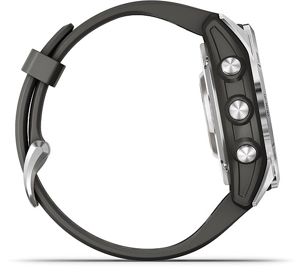 Smart Watch Garmin Fenix 7S Pro Solar Silver/Graphite Band ...