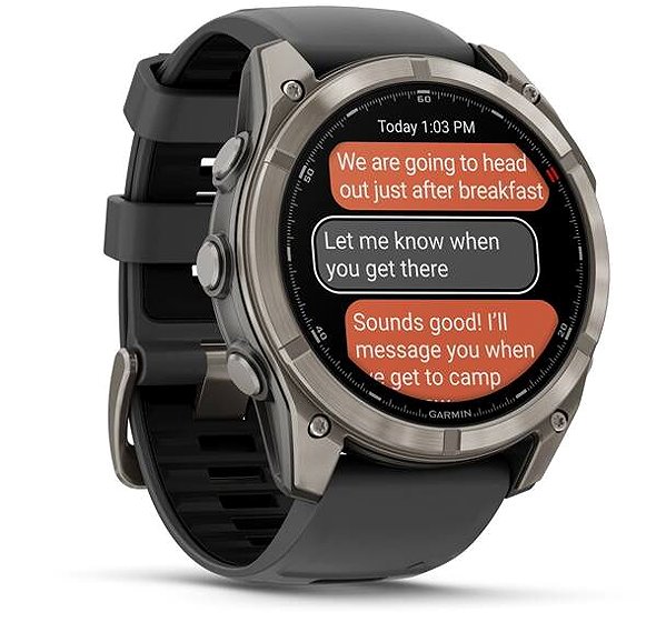Smart Watch Garmin Fenix 8 Pro 51mm AMOLED Sapphire Titanium Graphite ...