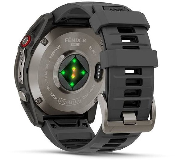 Smart Watch Garmin Fenix 8 Pro 51mm AMOLED Sapphire Titanium Graphite ...