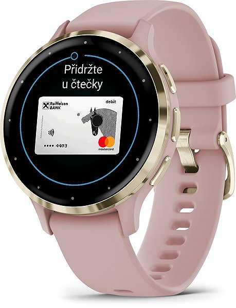 Smart Watch Garmin Venu 3S Cream Gold/Dust Rose Band ...