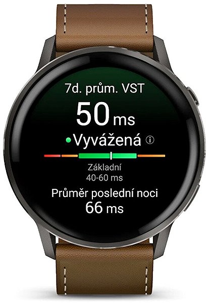 Smart Watch Garmin Venu 4 45mm Slate/Leather Band ...