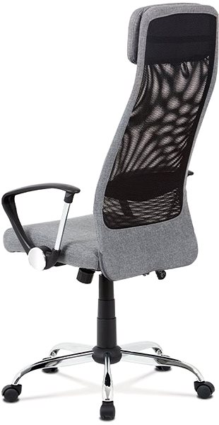 Office Armchair AUTRONIC BENDER Grey Lateral view